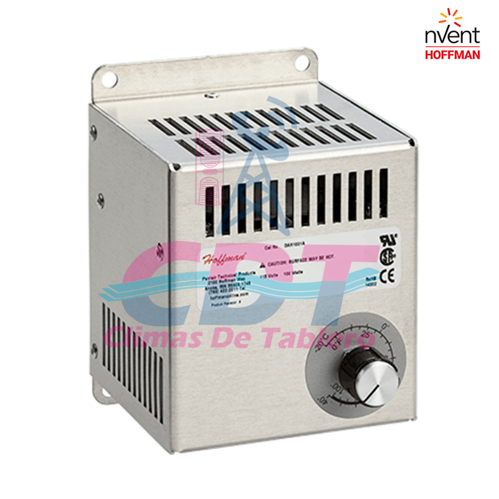 Calentador Electrico Hoffman (nVent) Modelo DAH1001A - Climas de Tablero